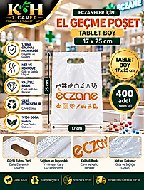 ECZANE EL GEÇME POŞET TABLET YARIM KG. 17X25