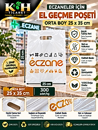 ECZANE EL GEÇME POŞET ORTA 25X35